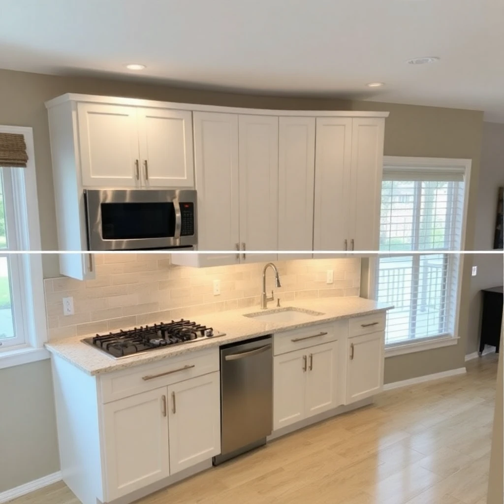 Sparkling clean kitchen