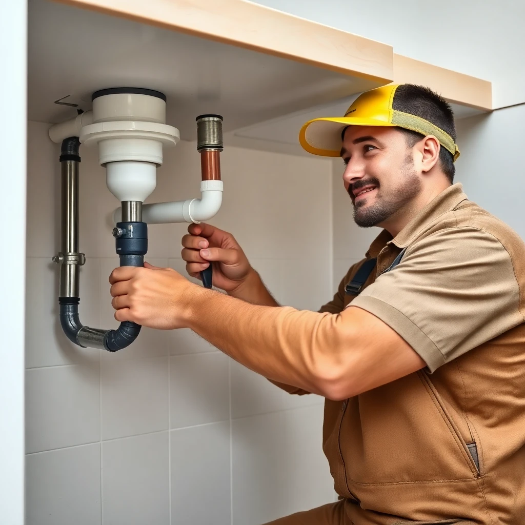 Professional maintenance worker
